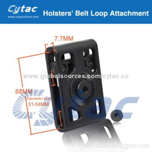 Universal tactical accessories belt clip holster